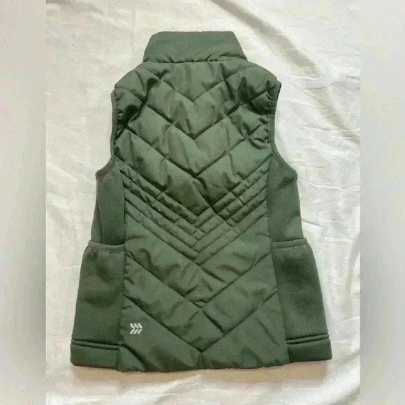 All in Motion Girls Size XS 4/5 Vest Green - Picture 2 of 6